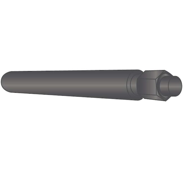Taper Pin Ext Thrd #10 x 4 PL & HxNut